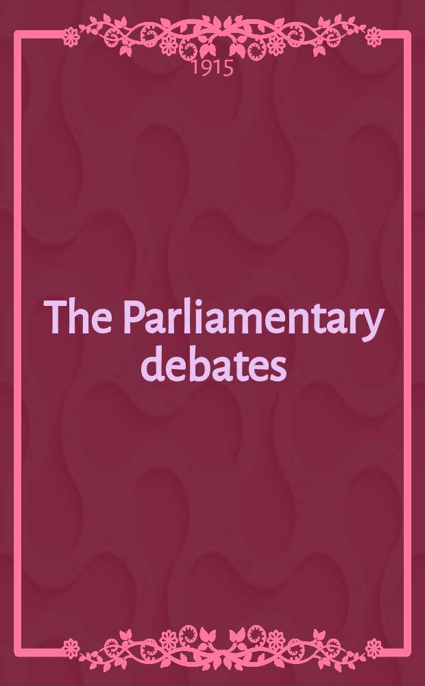 The Parliamentary debates (Hansard) : Official report ... of the ...Parliament of the United Kingdom of Great Britain and Northern Ireland. Vol.74, №91