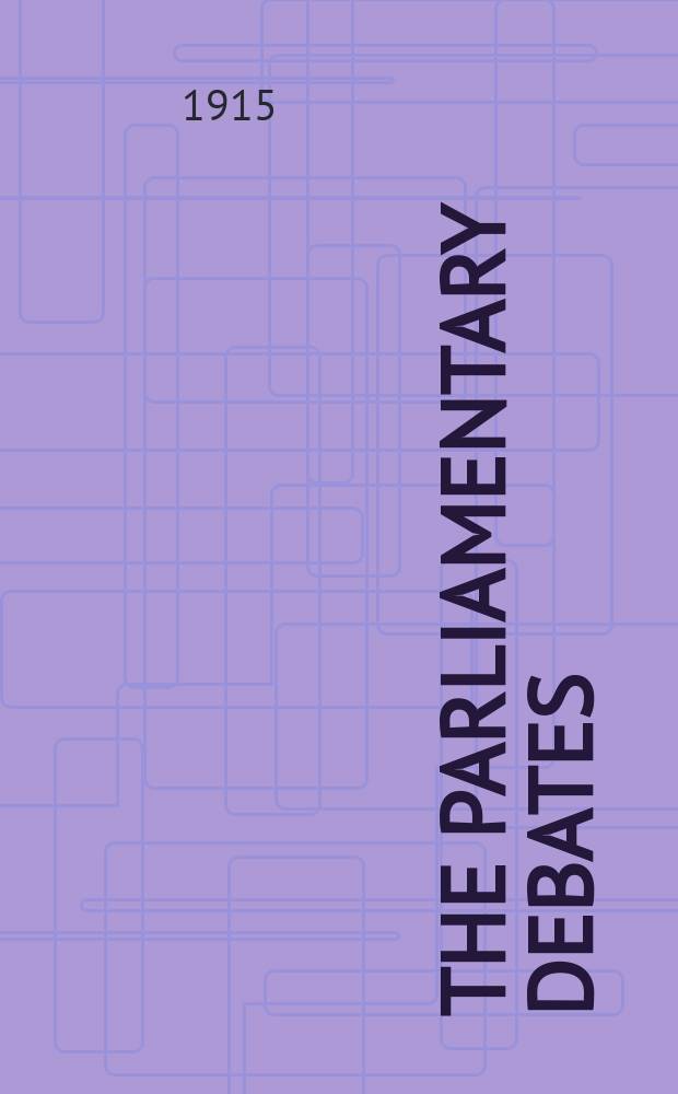 The Parliamentary debates (Hansard) : Official report ... of the ...Parliament of the United Kingdom of Great Britain and Northern Ireland. Vol.76, №119
