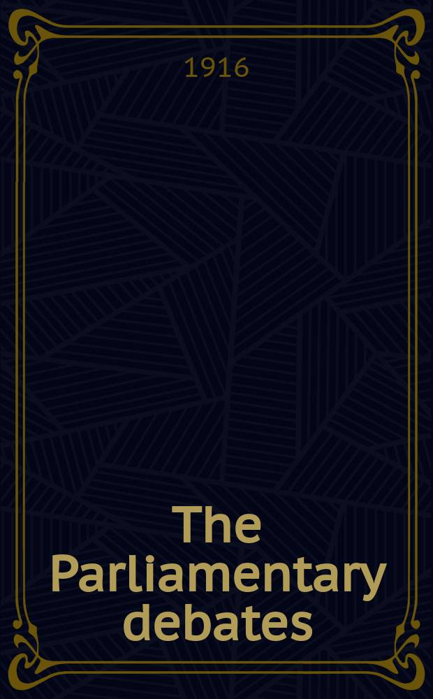 The Parliamentary debates (Hansard) : Official report ... of the ...Parliament of the United Kingdom of Great Britain and Northern Ireland. Vol.77, №148