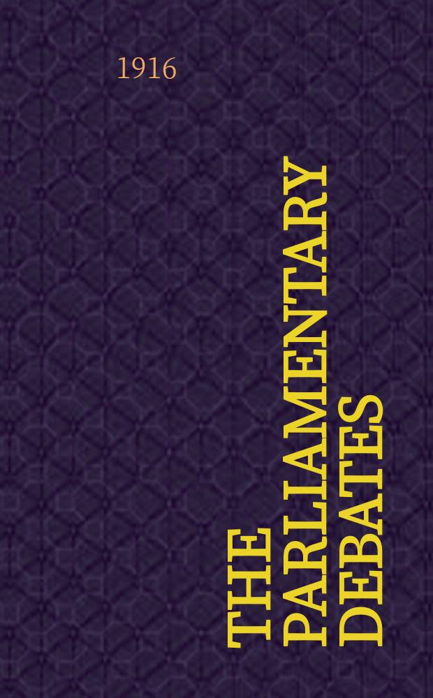 The Parliamentary debates (Hansard) : Official report ... of the ...Parliament of the United Kingdom of Great Britain and Northern Ireland. Vol.77, №152