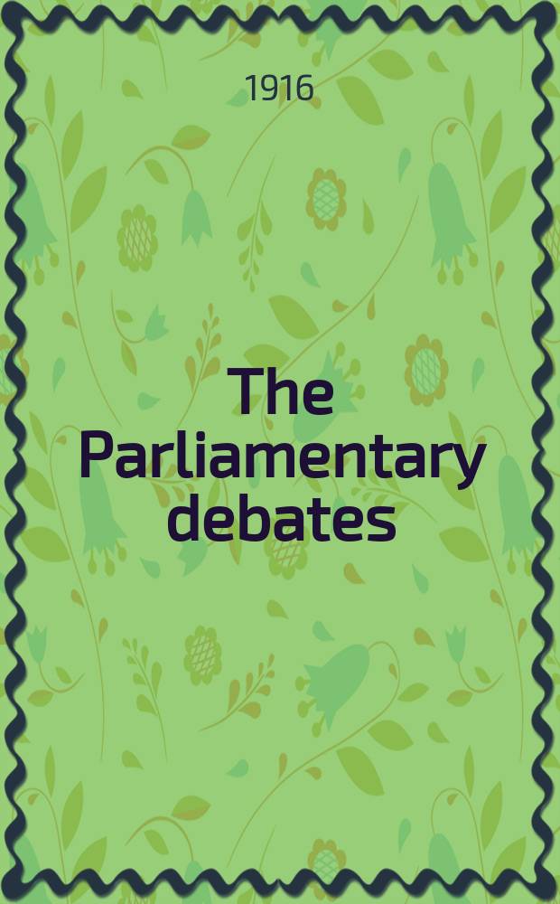 The Parliamentary debates (Hansard) : Official report ... of the ...Parliament of the United Kingdom of Great Britain and Northern Ireland. Vol.80, №12