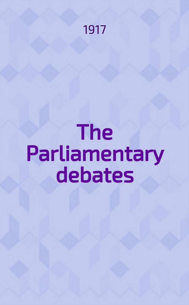 The Parliamentary debates (Hansard) : Official report ... of the ...Parliament of the United Kingdom of Great Britain and Northern Ireland. Vol.92, №46