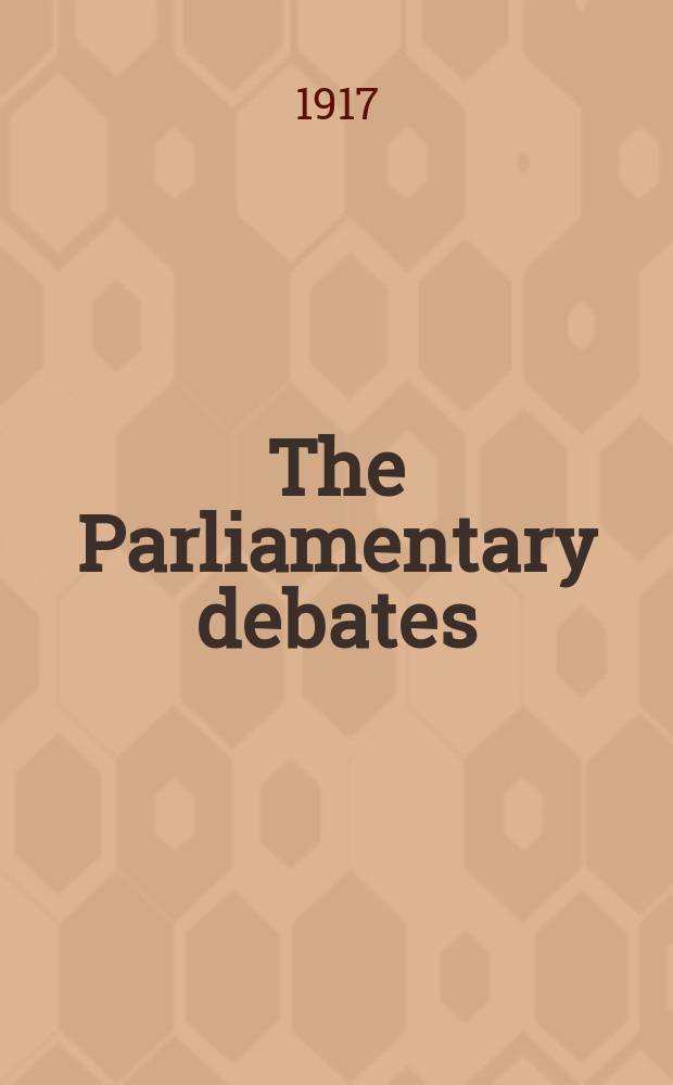 The Parliamentary debates (Hansard) : Official report ... of the ...Parliament of the United Kingdom of Great Britain and Northern Ireland. Vol.94, №69