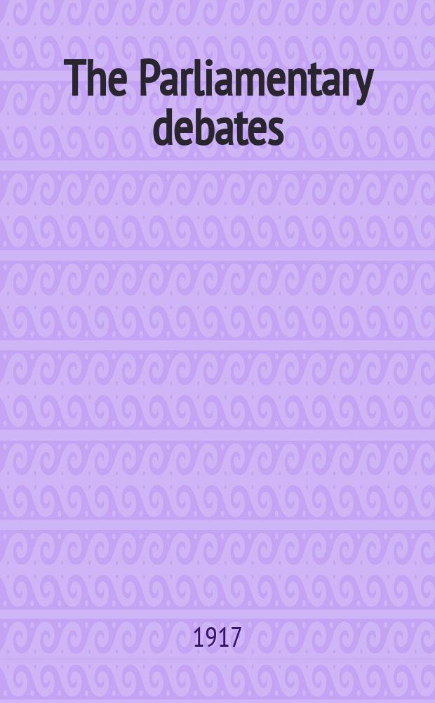 The Parliamentary debates (Hansard) : Official report ... of the ...Parliament of the United Kingdom of Great Britain and Northern Ireland. Vol.94, №75