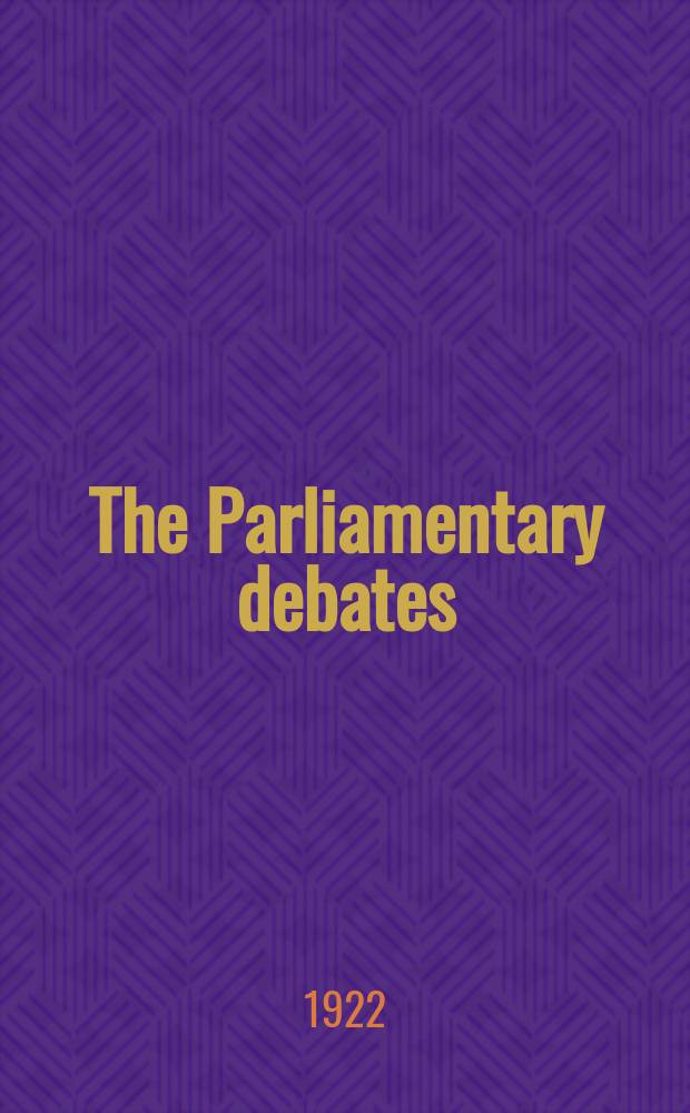 The Parliamentary debates (Hansard) : Official report ... of the ...Parliament of the United Kingdom of Great Britain and Northern Ireland. Vol.152, №39