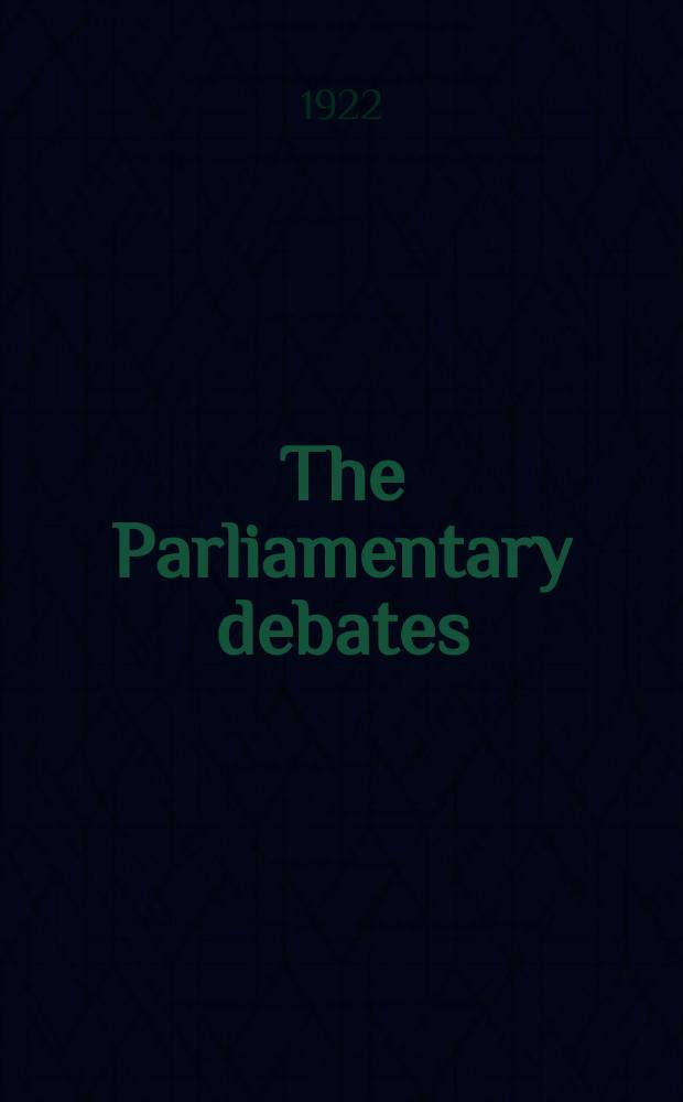 The Parliamentary debates (Hansard) : Official report ... of the ...Parliament of the United Kingdom of Great Britain and Northern Ireland. Vol.156, №92