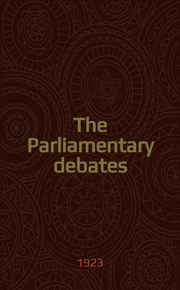 The Parliamentary debates (Hansard) : Official report ... of the ...Parliament of the United Kingdom of Great Britain and Northern Ireland. Vol.161, №28