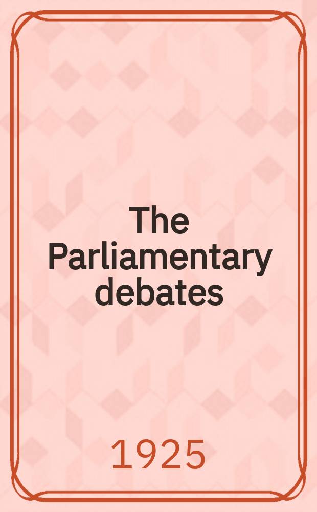The Parliamentary debates (Hansard) : Official report ... of the ...Parliament of the United Kingdom of Great Britain and Northern Ireland. Vol.181, №33