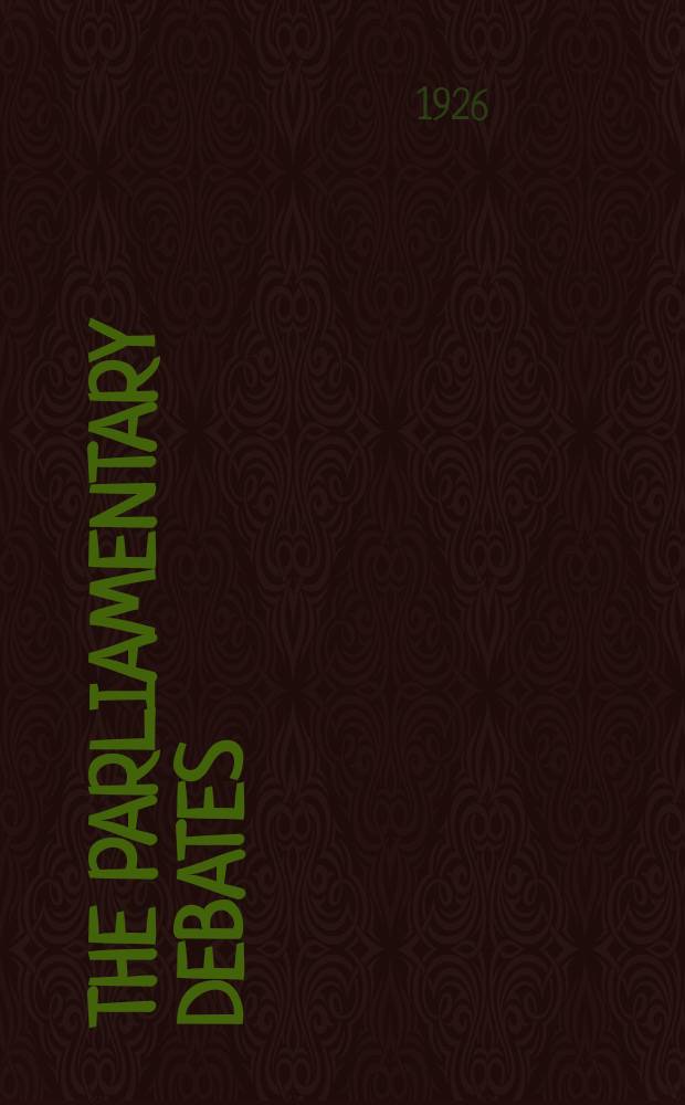 The Parliamentary debates (Hansard) : Official report ... of the ...Parliament of the United Kingdom of Great Britain and Northern Ireland. Vol.195, №61