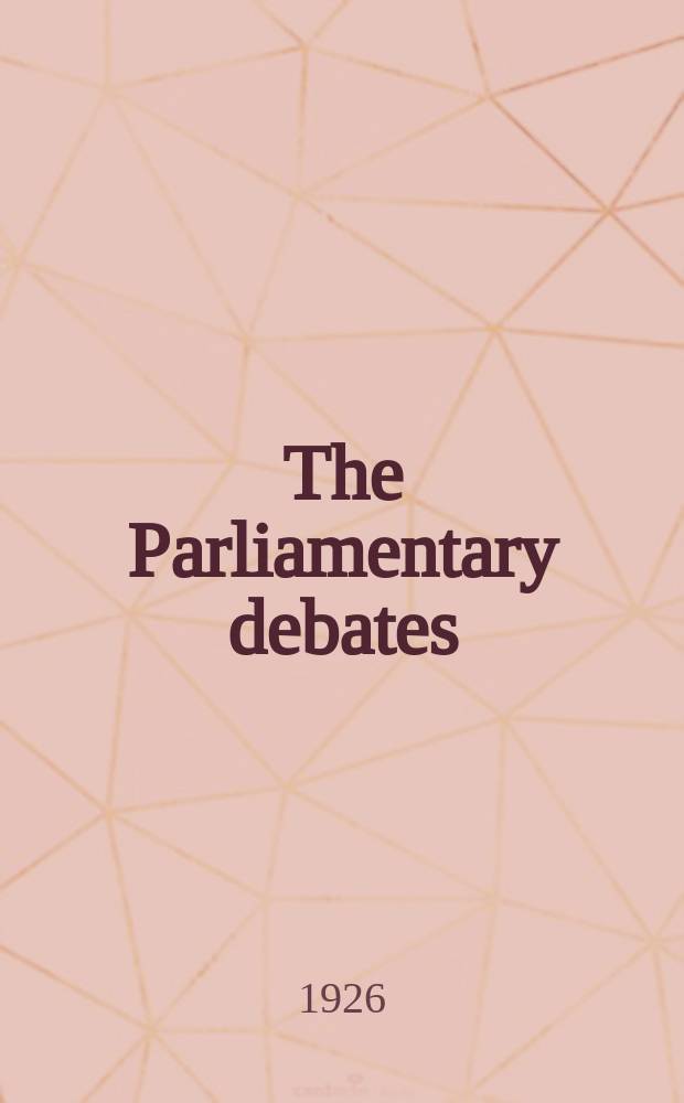 The Parliamentary debates (Hansard) : Official report ... of the ...Parliament of the United Kingdom of Great Britain and Northern Ireland. Vol.197, №94