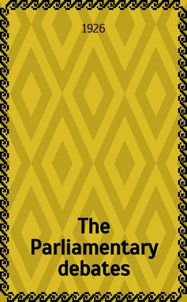 The Parliamentary debates (Hansard) : Official report ... of the ...Parliament of the United Kingdom of Great Britain and Northern Ireland. Vol.199, №124