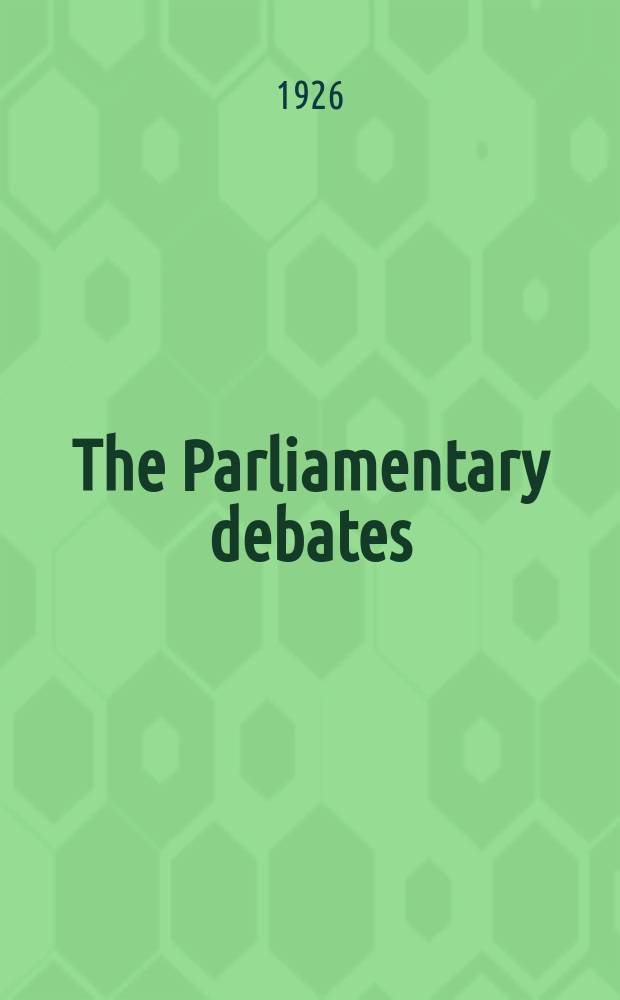 The Parliamentary debates (Hansard) : Official report ... of the ...Parliament of the United Kingdom of Great Britain and Northern Ireland. Vol.200, №137