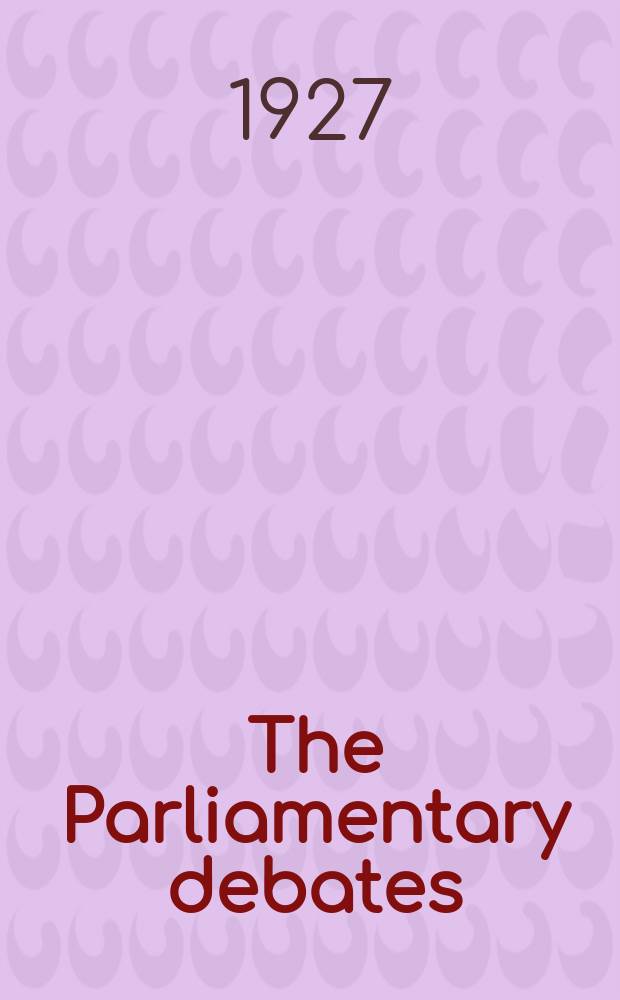 The Parliamentary debates (Hansard) : Official report ... of the ...Parliament of the United Kingdom of Great Britain and Northern Ireland. Vol.203, №18