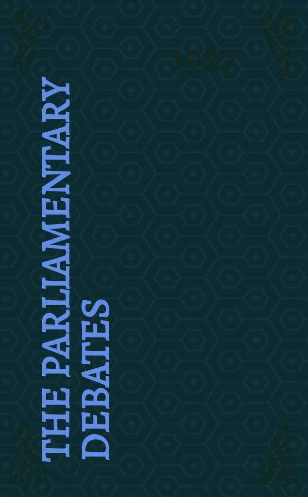 The Parliamentary debates (Hansard) : Official report ... of the ...Parliament of the United Kingdom of Great Britain and Northern Ireland. Vol.208, №89
