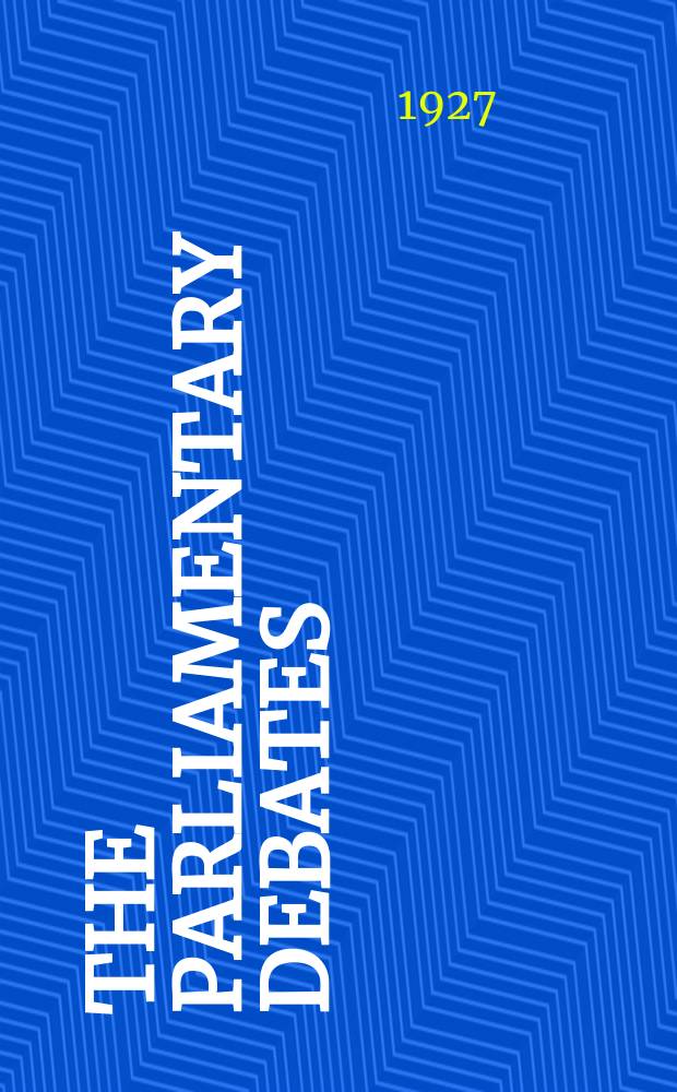 The Parliamentary debates (Hansard) : Official report ... of the ...Parliament of the United Kingdom of Great Britain and Northern Ireland. Vol.210, №121
