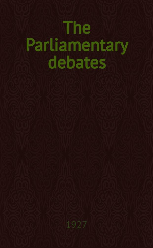 The Parliamentary debates (Hansard) : Official report ... of the ...Parliament of the United Kingdom of Great Britain and Northern Ireland. Vol.210, №124