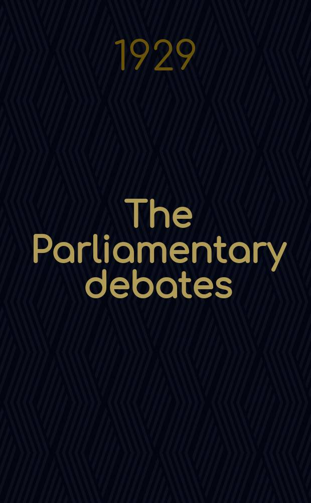The Parliamentary debates (Hansard) : Official report ... of the ...Parliament of the United Kingdom of Great Britain and Northern Ireland. Vol.226, №65