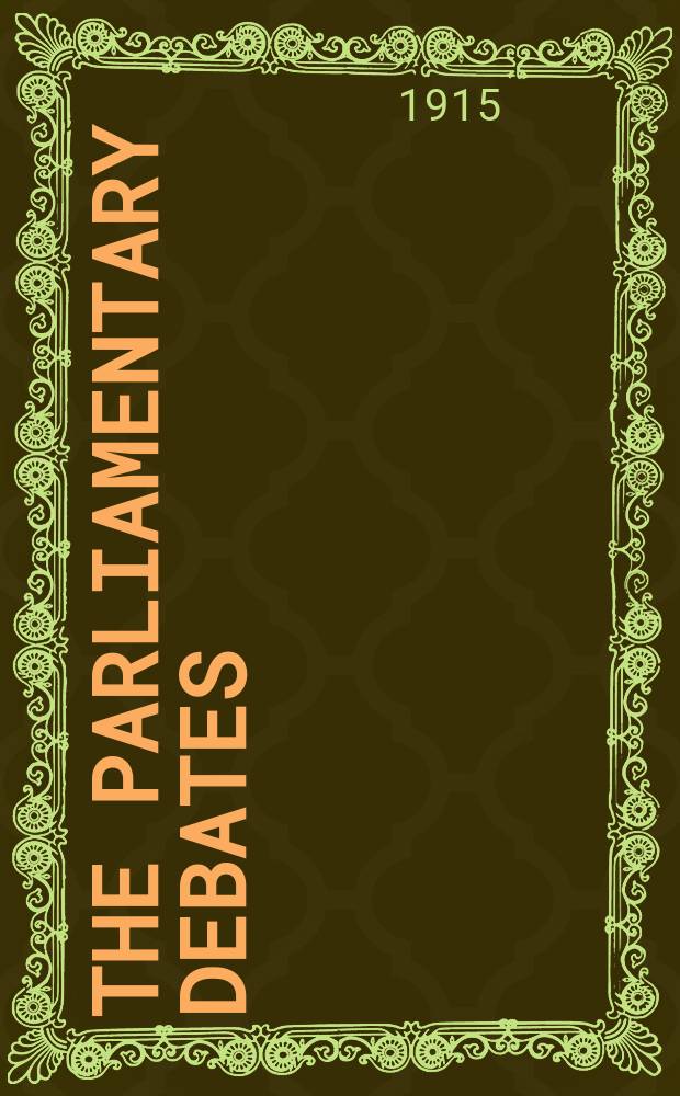 The Parliamentary debates (Hansard) : Official report ... of the ...Parliament of the United Kingdom of Great Britain and Northern Ireland. Vol.71, №39