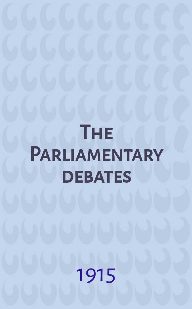 The Parliamentary debates (Hansard) : Official report ... of the ...Parliament of the United Kingdom of Great Britain and Northern Ireland. Vol.71, №50