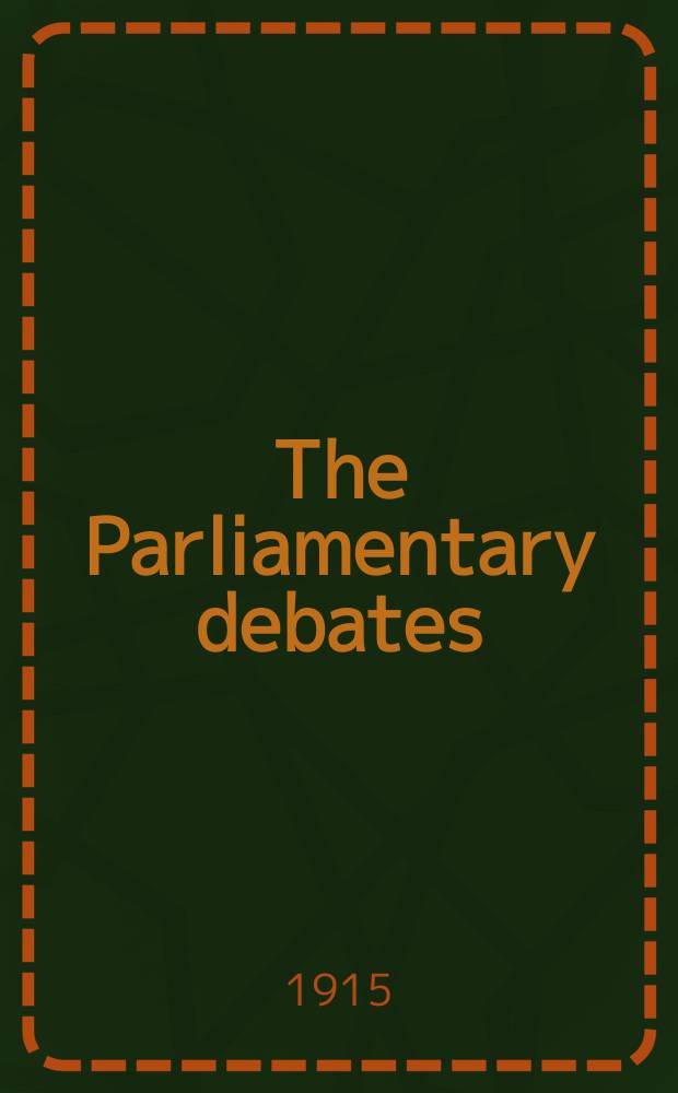 The Parliamentary debates (Hansard) : Official report ... of the ...Parliament of the United Kingdom of Great Britain and Northern Ireland. Vol.75, №110