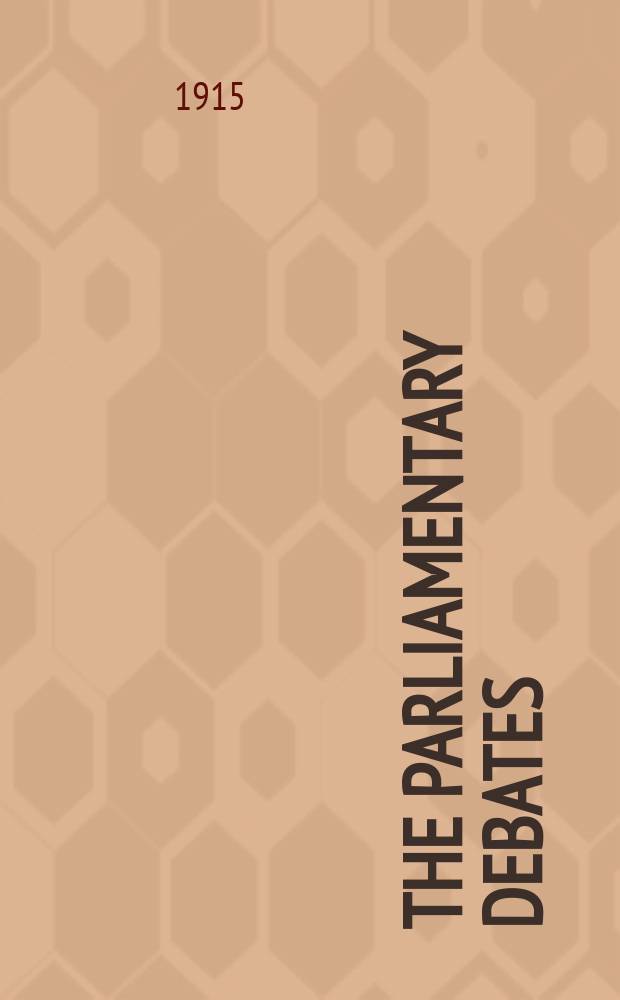 The Parliamentary debates (Hansard) : Official report ... of the ...Parliament of the United Kingdom of Great Britain and Northern Ireland. Vol.76, №131