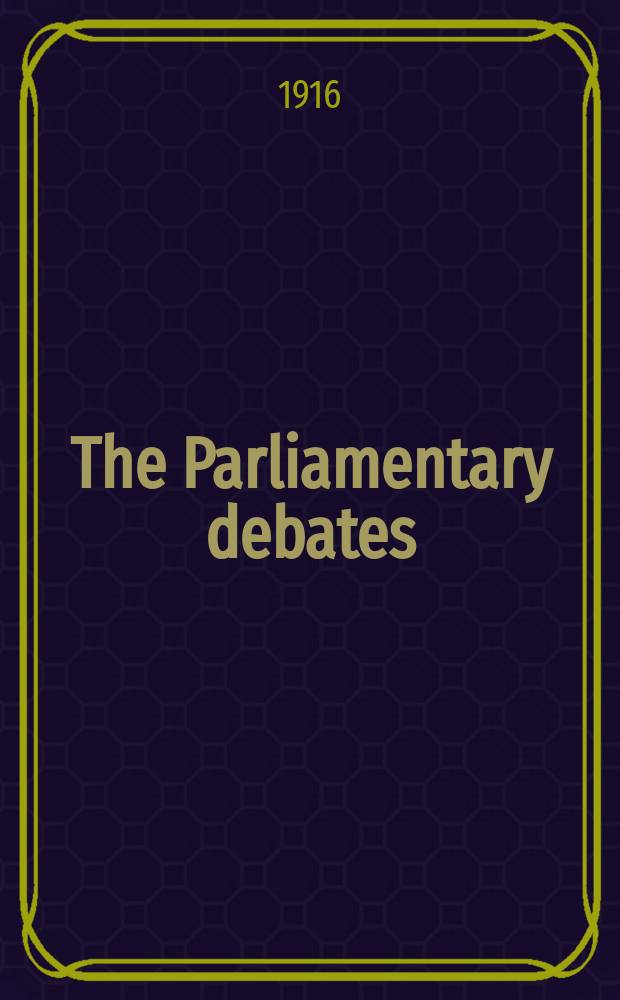The Parliamentary debates (Hansard) : Official report ... of the ...Parliament of the United Kingdom of Great Britain and Northern Ireland. Vol.80, №3