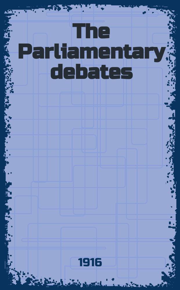 The Parliamentary debates (Hansard) : Official report ... of the ...Parliament of the United Kingdom of Great Britain and Northern Ireland. Vol.87, №111