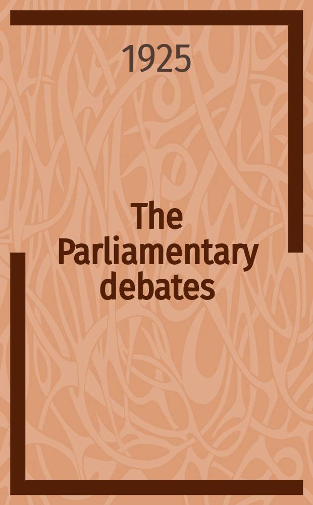 The Parliamentary debates (Hansard) : Official report ... of the ...Parliament of the United Kingdom of Great Britain and Northern Ireland. Vol.183, №61