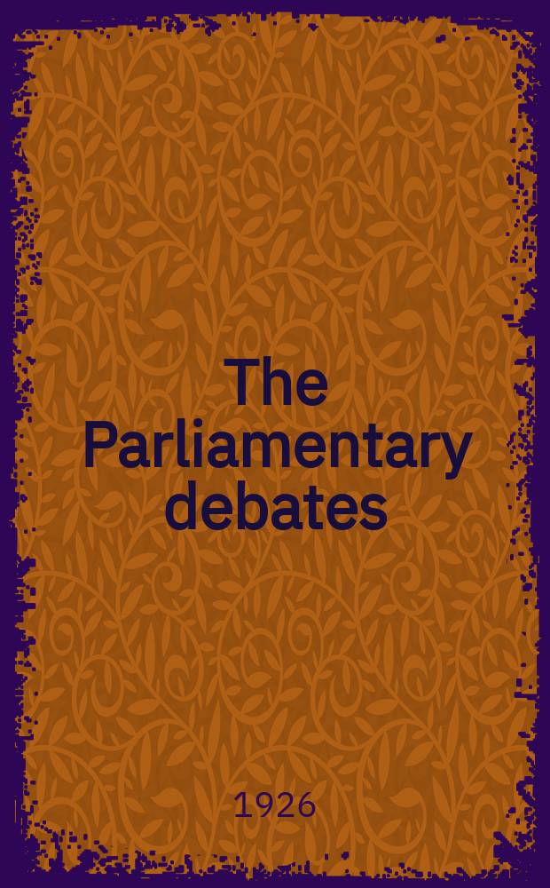 The Parliamentary debates (Hansard) : Official report ... of the ...Parliament of the United Kingdom of Great Britain and Northern Ireland. Vol.198, №113