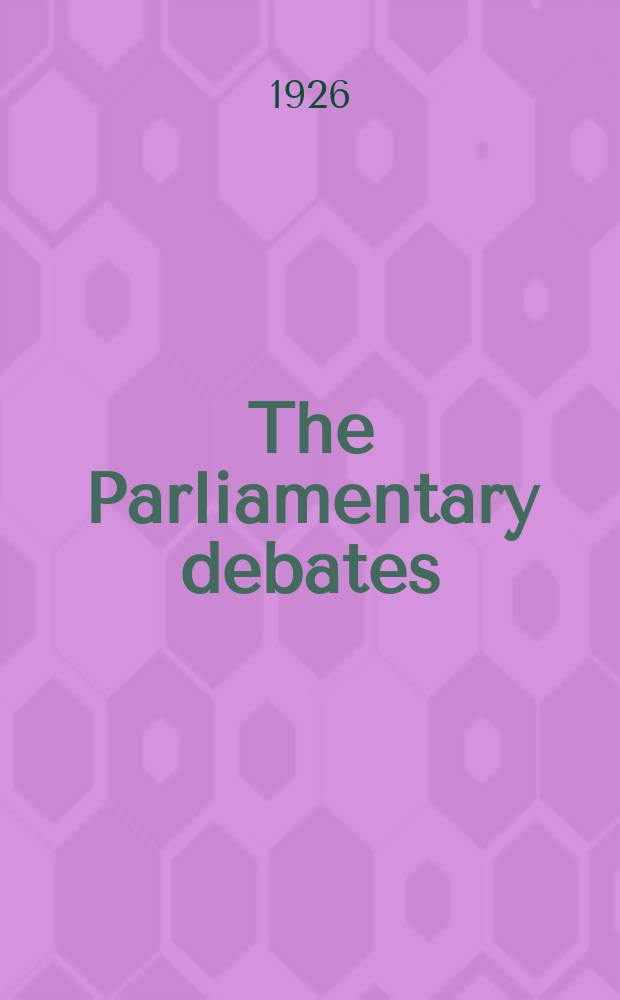 The Parliamentary debates (Hansard) : Official report ... of the ...Parliament of the United Kingdom of Great Britain and Northern Ireland. Vol.199, №123