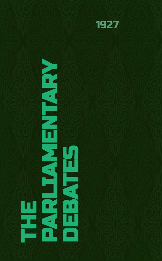 The Parliamentary debates (Hansard) : Official report ... of the ...Parliament of the United Kingdom of Great Britain and Northern Ireland. Vol.204, №36