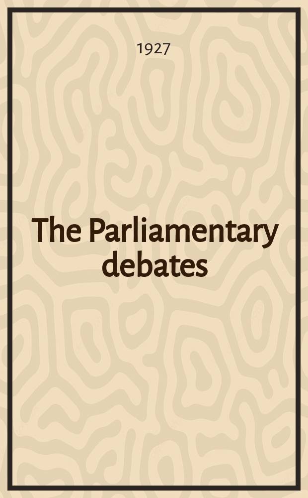 The Parliamentary debates (Hansard) : Official report ... of the ...Parliament of the United Kingdom of Great Britain and Northern Ireland. Vol.205, №48