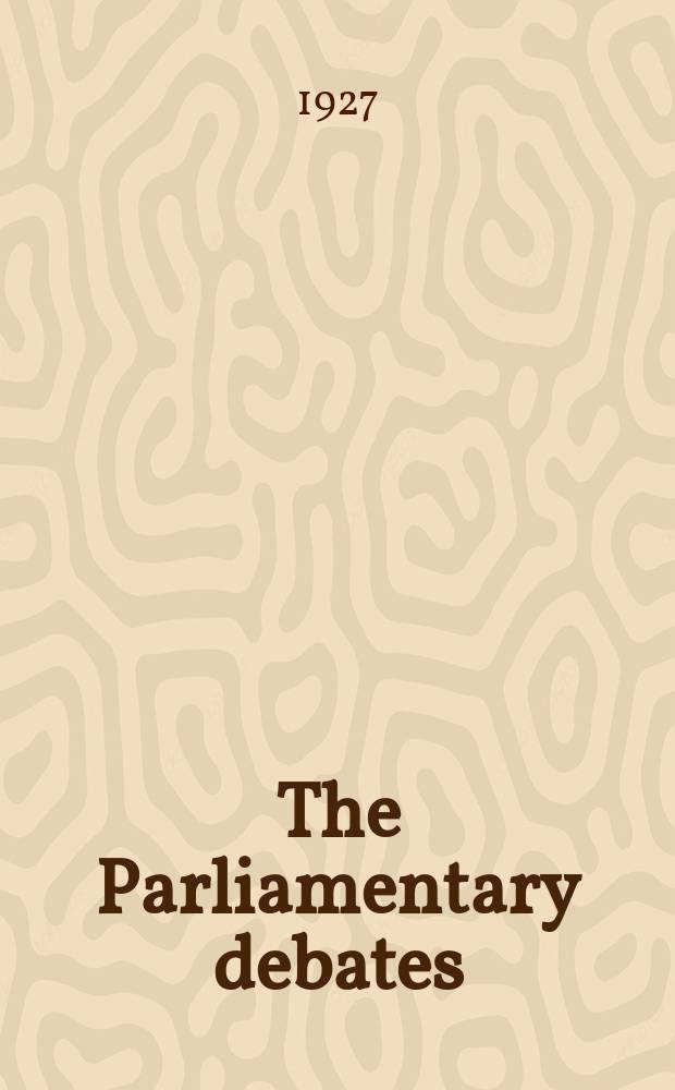 The Parliamentary debates (Hansard) : Official report ... of the ...Parliament of the United Kingdom of Great Britain and Northern Ireland. Vol.207, №86