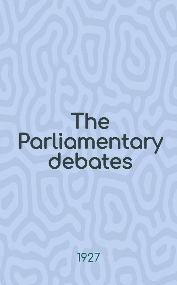 The Parliamentary debates (Hansard) : Official report ... of the ...Parliament of the United Kingdom of Great Britain and Northern Ireland. Vol.211, №132