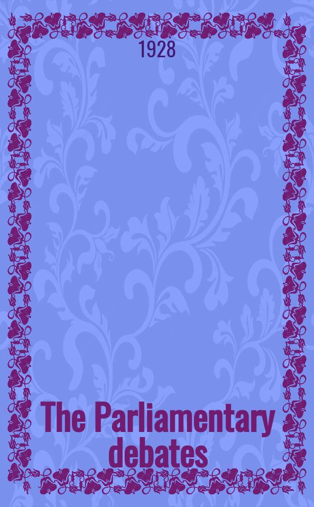 The Parliamentary debates (Hansard) : Official report ... of the ...Parliament of the United Kingdom of Great Britain and Northern Ireland. Vol.216, №44