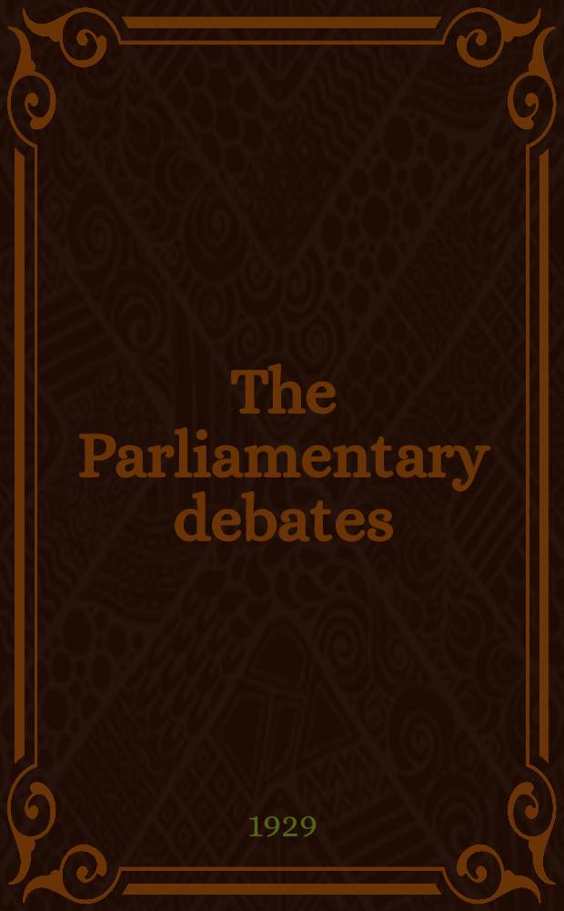 The Parliamentary debates (Hansard) : Official report ... of the ...Parliament of the United Kingdom of Great Britain and Northern Ireland. Vol.226, №67