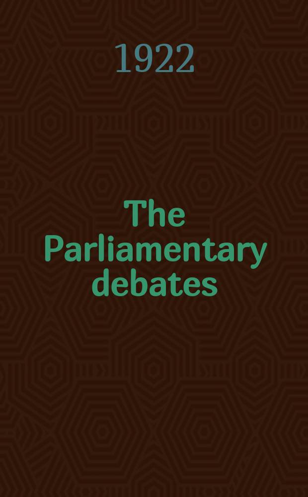 The Parliamentary debates (Hansard) : Official report ... of the ...Parliament of the United Kingdom of Great Britain and Northern Ireland. Vol.153, №57