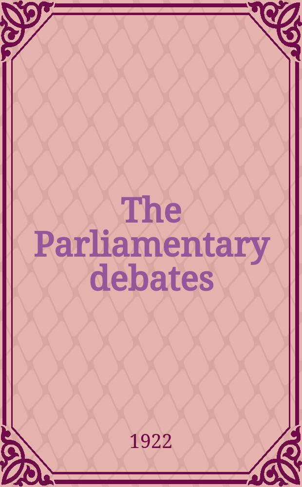 The Parliamentary debates (Hansard) : Official report ... of the ...Parliament of the United Kingdom of Great Britain and Northern Ireland. Vol.159, №15