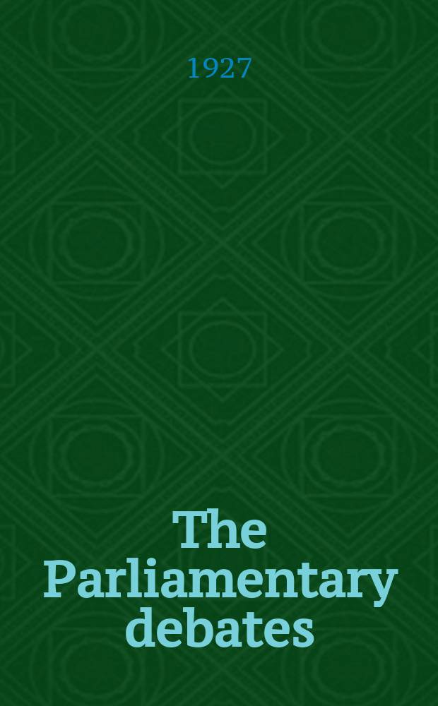 The Parliamentary debates (Hansard) : Official report ... of the ...Parliament of the United Kingdom of Great Britain and Northern Ireland. Vol.203, №25