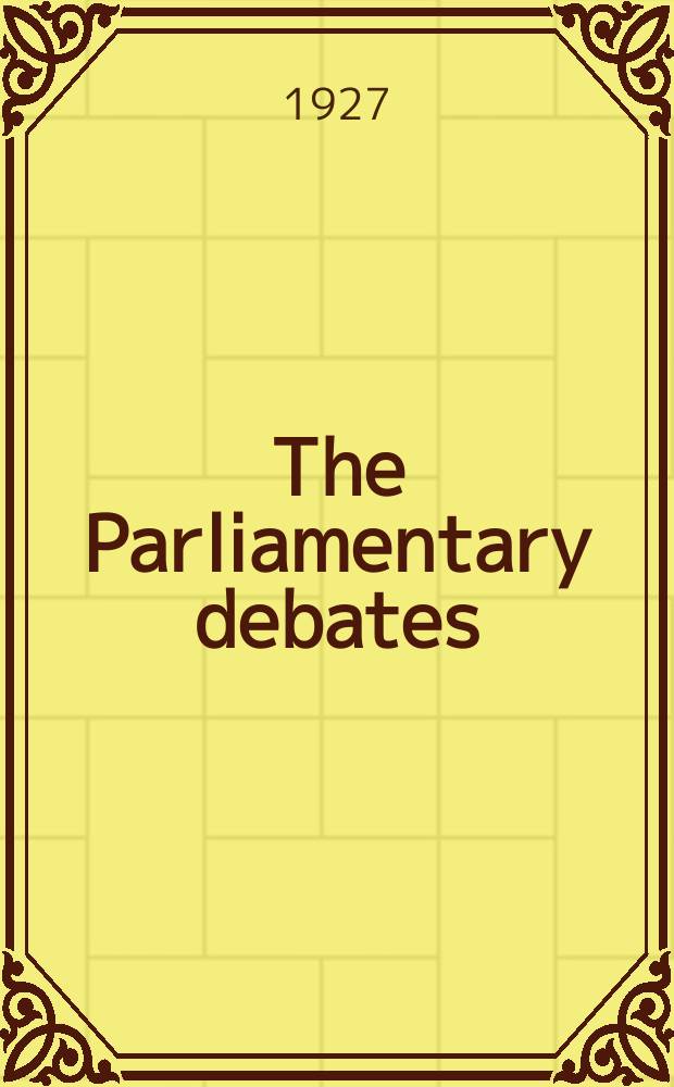 The Parliamentary debates (Hansard) : Official report ... of the ...Parliament of the United Kingdom of Great Britain and Northern Ireland. Vol.211, №135