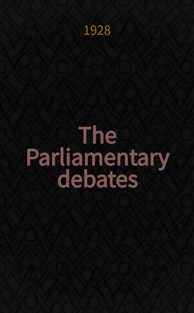 The Parliamentary debates (Hansard) : Official report ... of the ...Parliament of the United Kingdom of Great Britain and Northern Ireland. Vol.220, №111