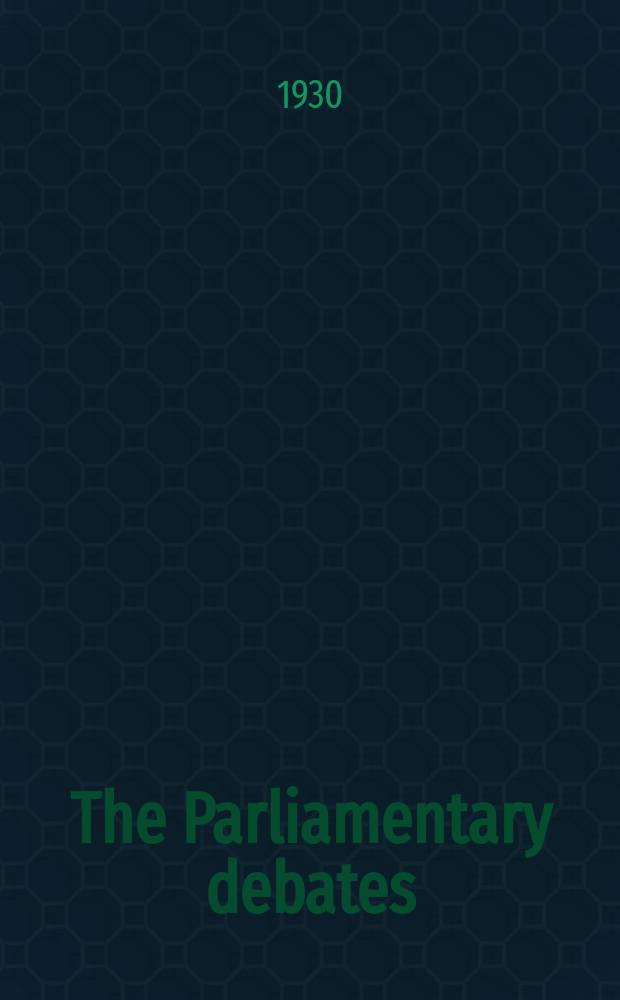 The Parliamentary debates (Hansard) : Official report ... of the ...Parliament of the United Kingdom of Great Britain and Northern Ireland. Vol.237, №119