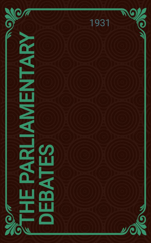 The Parliamentary debates (Hansard) : Official report ... of the ...Parliament of the United Kingdom of Great Britain and Northern Ireland. Vol.253, №127