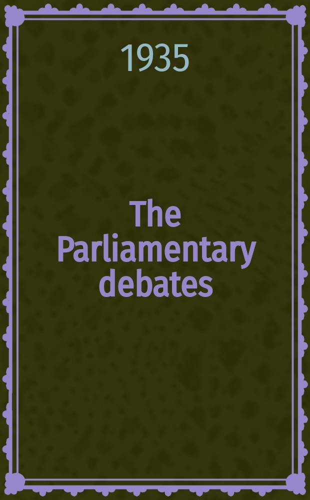 The Parliamentary debates (Hansard) : Official report ... of the ...Parliament of the United Kingdom of Great Britain and Northern Ireland. Vol.298, №43