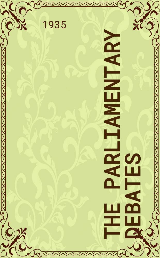 The Parliamentary debates (Hansard) : Official report ... of the ...Parliament of the United Kingdom of Great Britain and Northern Ireland. Vol.298, №52