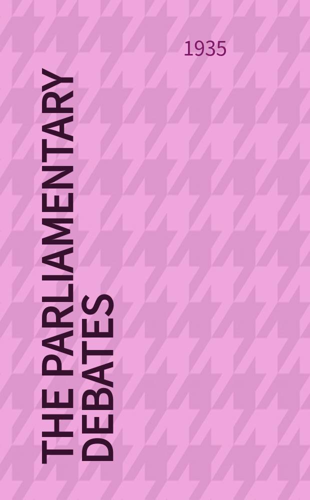 The Parliamentary debates (Hansard) : Official report ... of the ...Parliament of the United Kingdom of Great Britain and Northern Ireland. Vol.303, №116