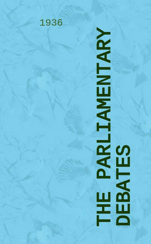 The Parliamentary debates (Hansard) : Official report ... of the ...Parliament of the United Kingdom of Great Britain and Northern Ireland. Vol.312, №89