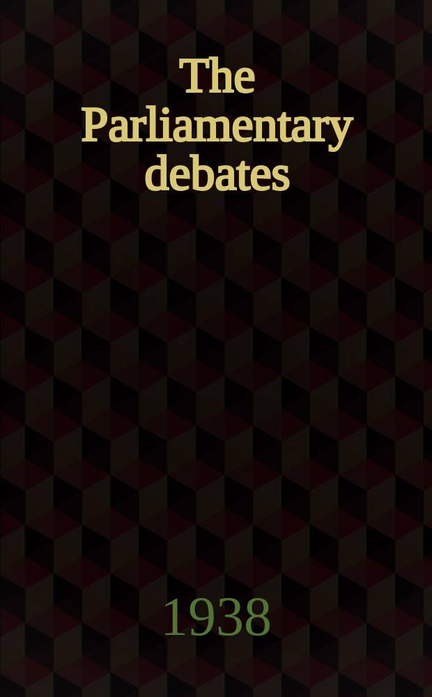 The Parliamentary debates (Hansard) : Official report ... of the ...Parliament of the United Kingdom of Great Britain and Northern Ireland. Vol.329, №15