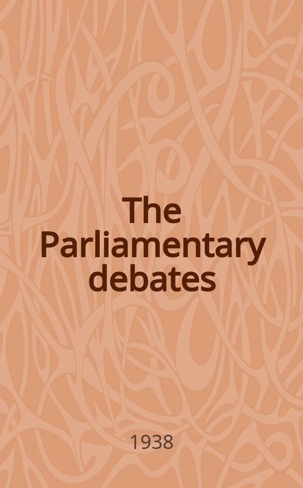 The Parliamentary debates (Hansard) : Official report ... of the ...Parliament of the United Kingdom of Great Britain and Northern Ireland. Vol.337, №134