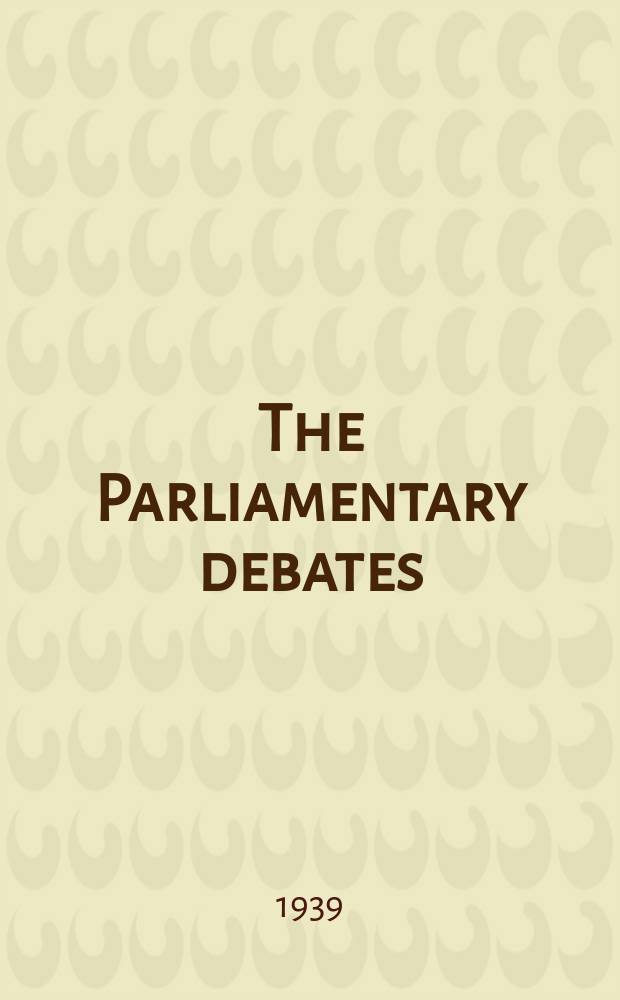 The Parliamentary debates (Hansard) : Official report ... of the ...Parliament of the United Kingdom of Great Britain and Northern Ireland. Vol.348, №115